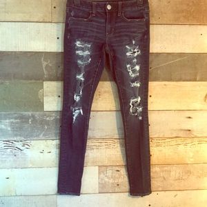 American Eagle Jean Jeggings Size 2